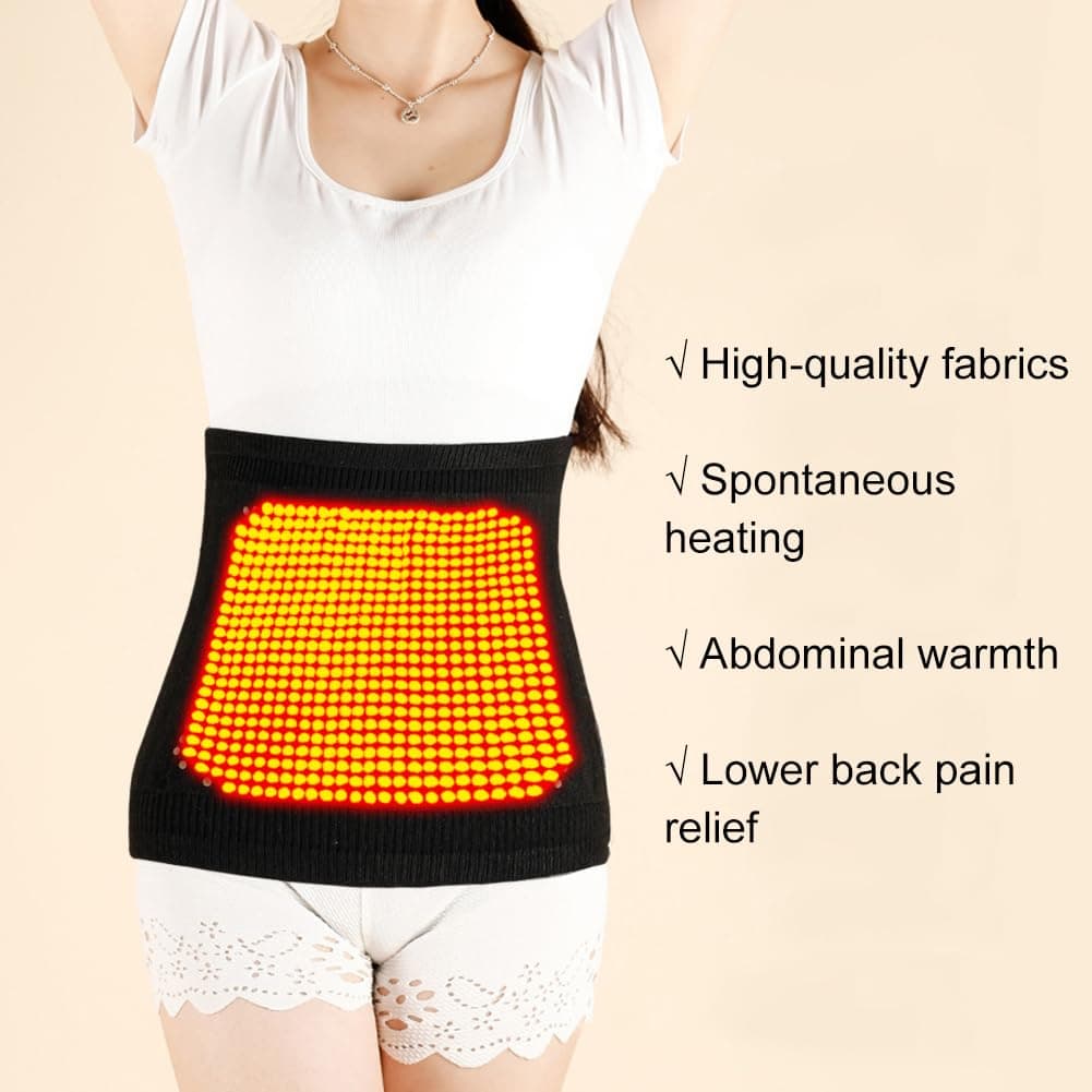 Doukesh încălzitor rinichi cașmir cu șosete, suport lombar elastic pentru durere - L (55-70 KG)