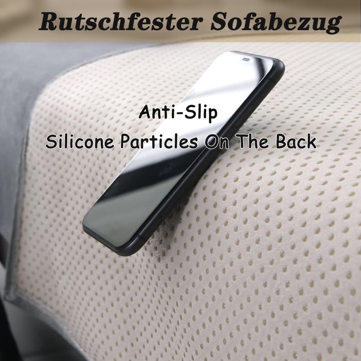 Husă canapea chenille antiderapantă protector pentru canapele în L – dimensiuni multiple