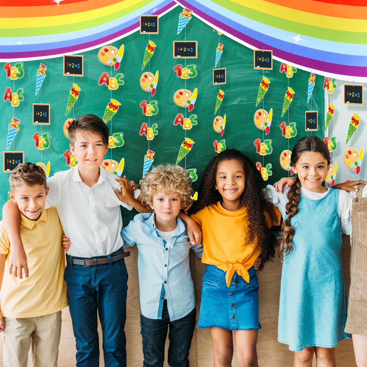 Banner suspendabil toamnă dovleac ghirlandă frunze arțar – 270x30cm