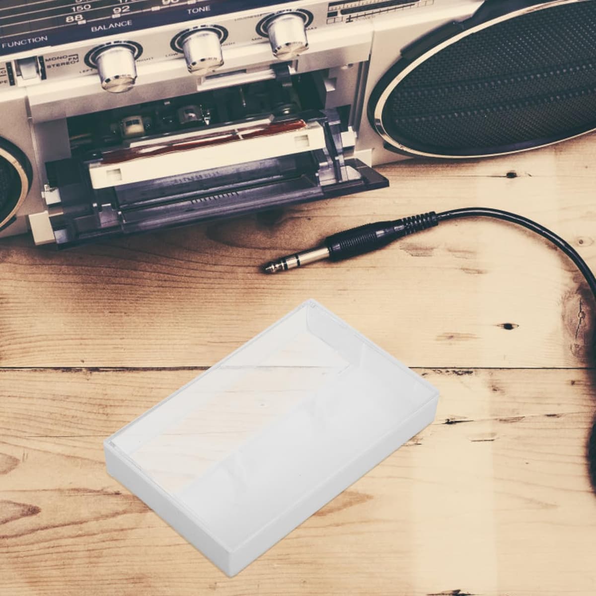 10 bucăți huse casete audio plastic - transparente