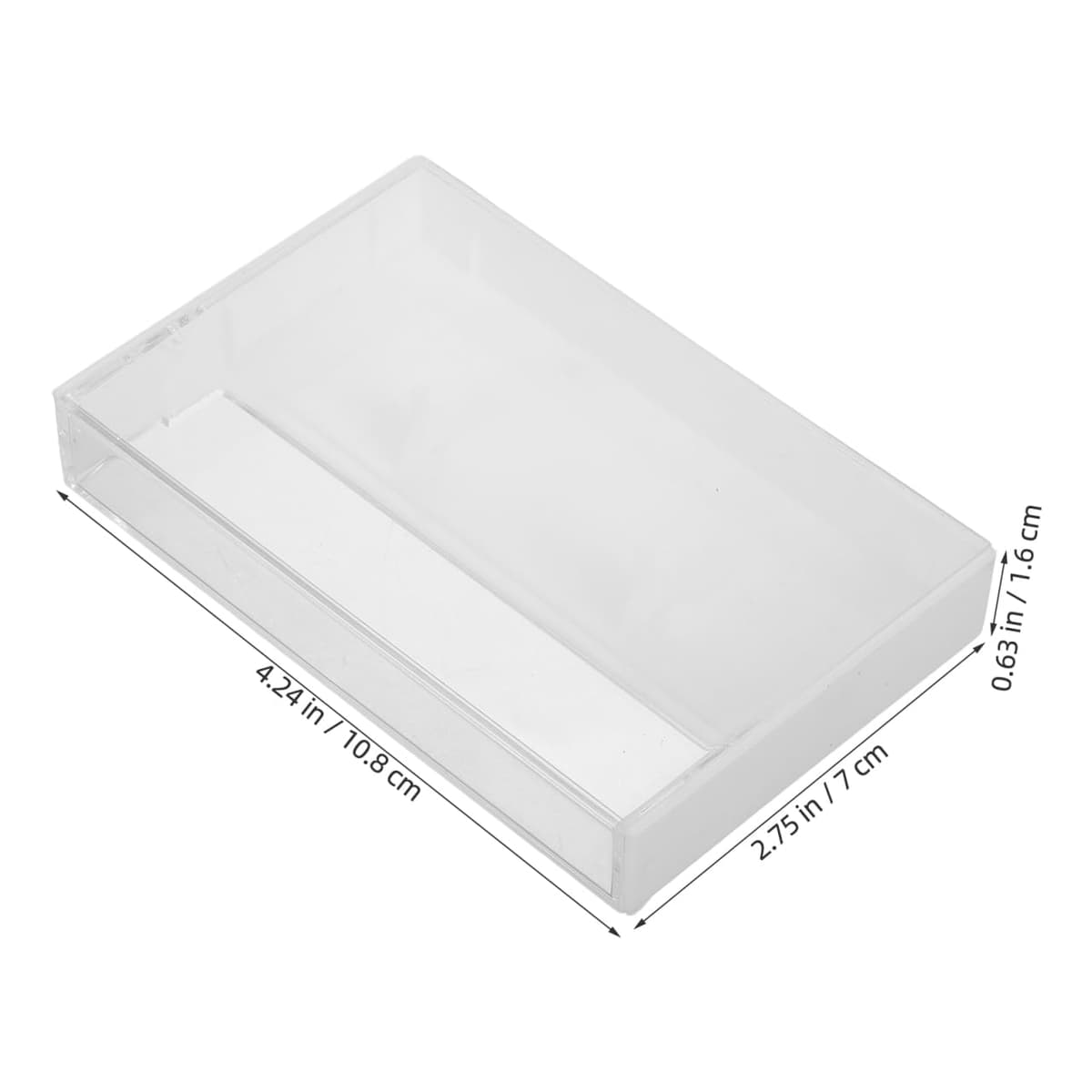 10 bucăți huse casete audio plastic - transparente