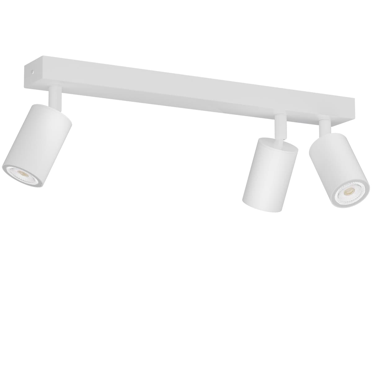 Klighten Spot de tavan alb GU10, 3 spoturi pivotante pentru bucătărie, dormitor, lungime 39cm, fără bec