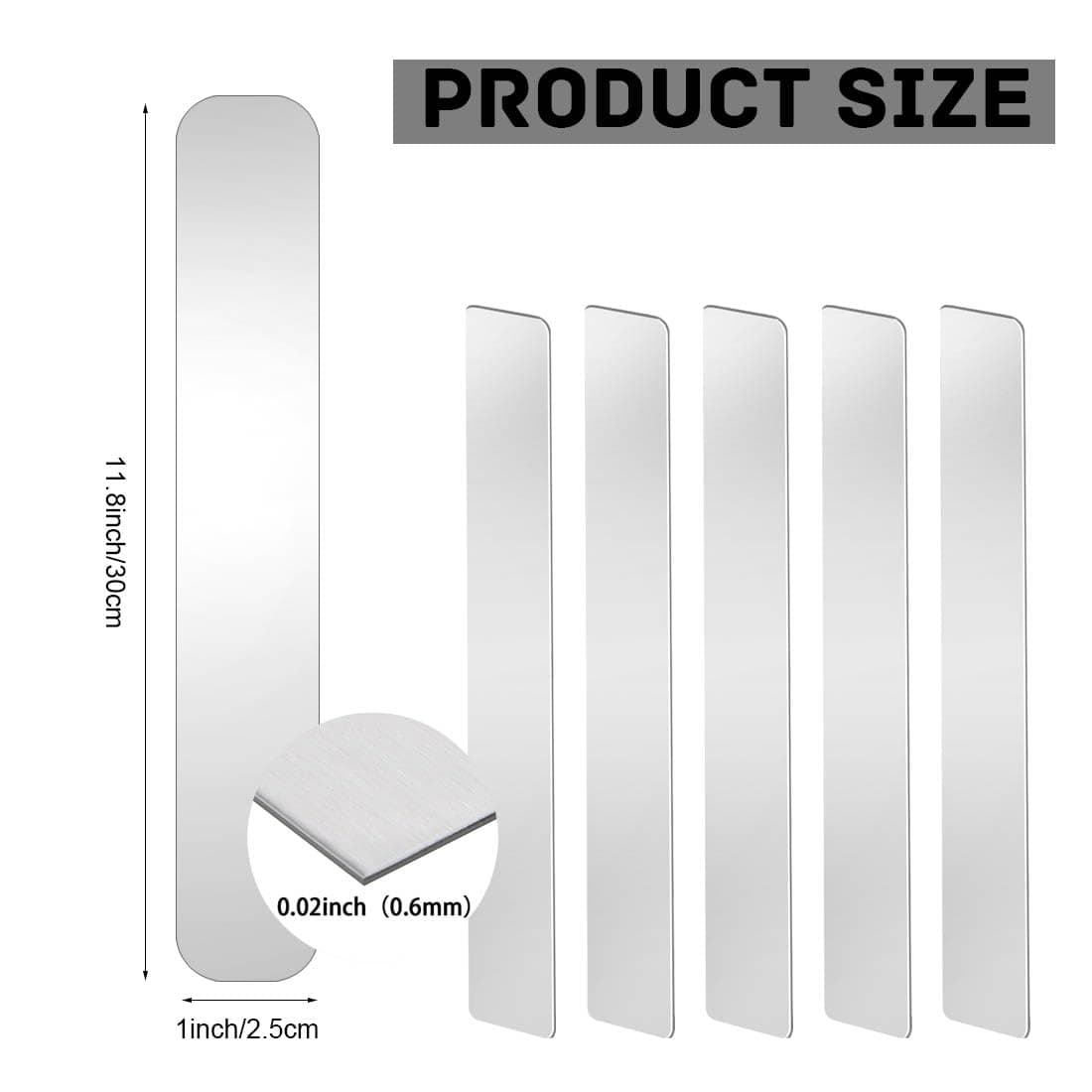 Benzi oțel inoxidabil 304 îndoibile umplutură spații accesorii sudură – 5 piese