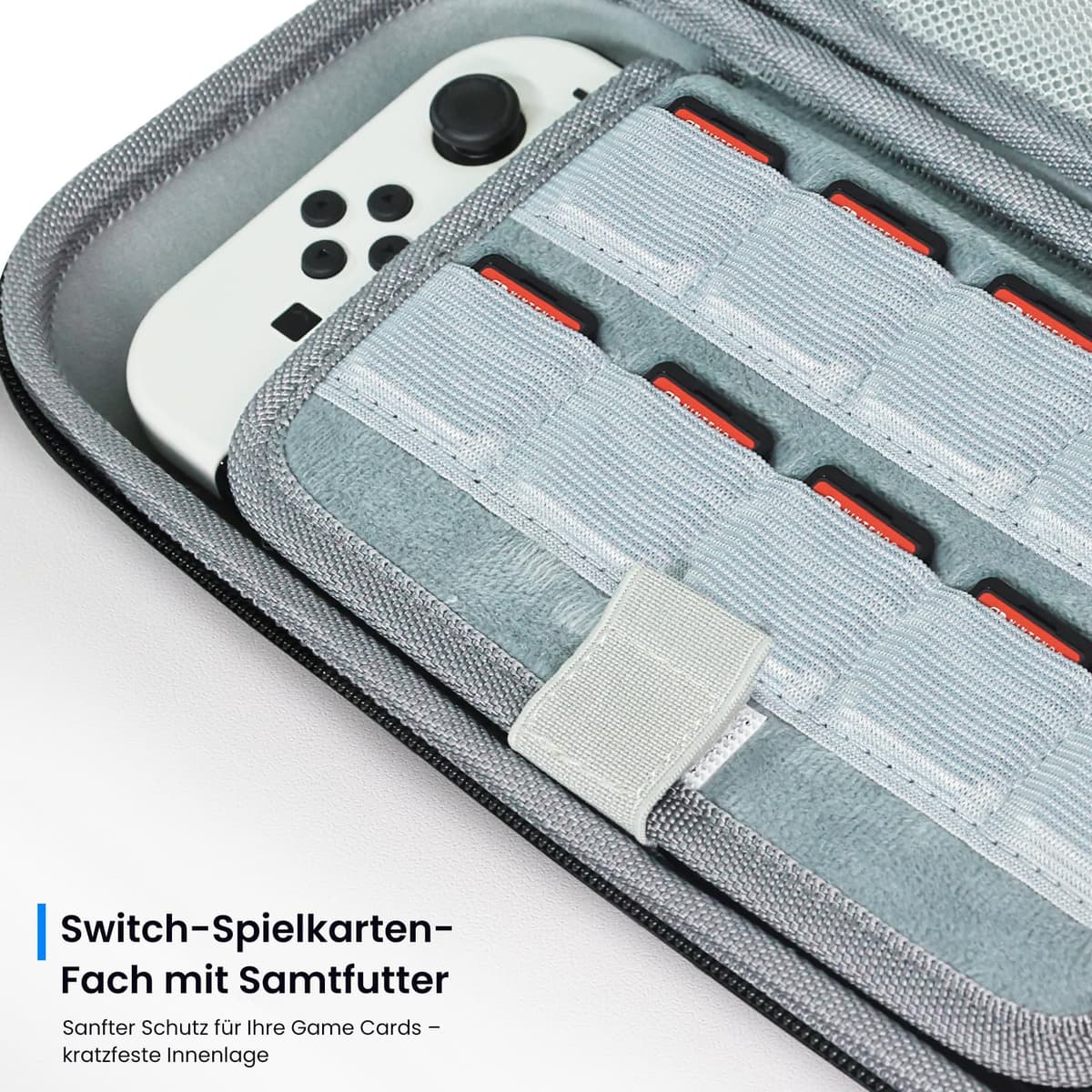 MEKO Husă transport Nintendo Switch protecție rigidă – Neagră