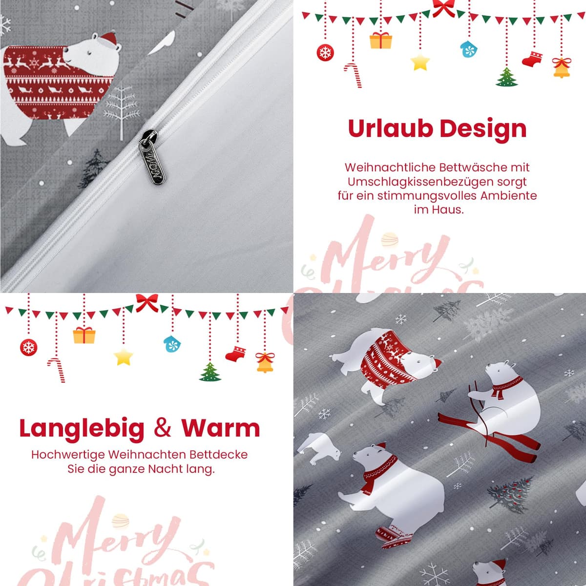 WONGS BEDDING Set huse pilotă 100% bumbac – GC02AQ044254S2G-B