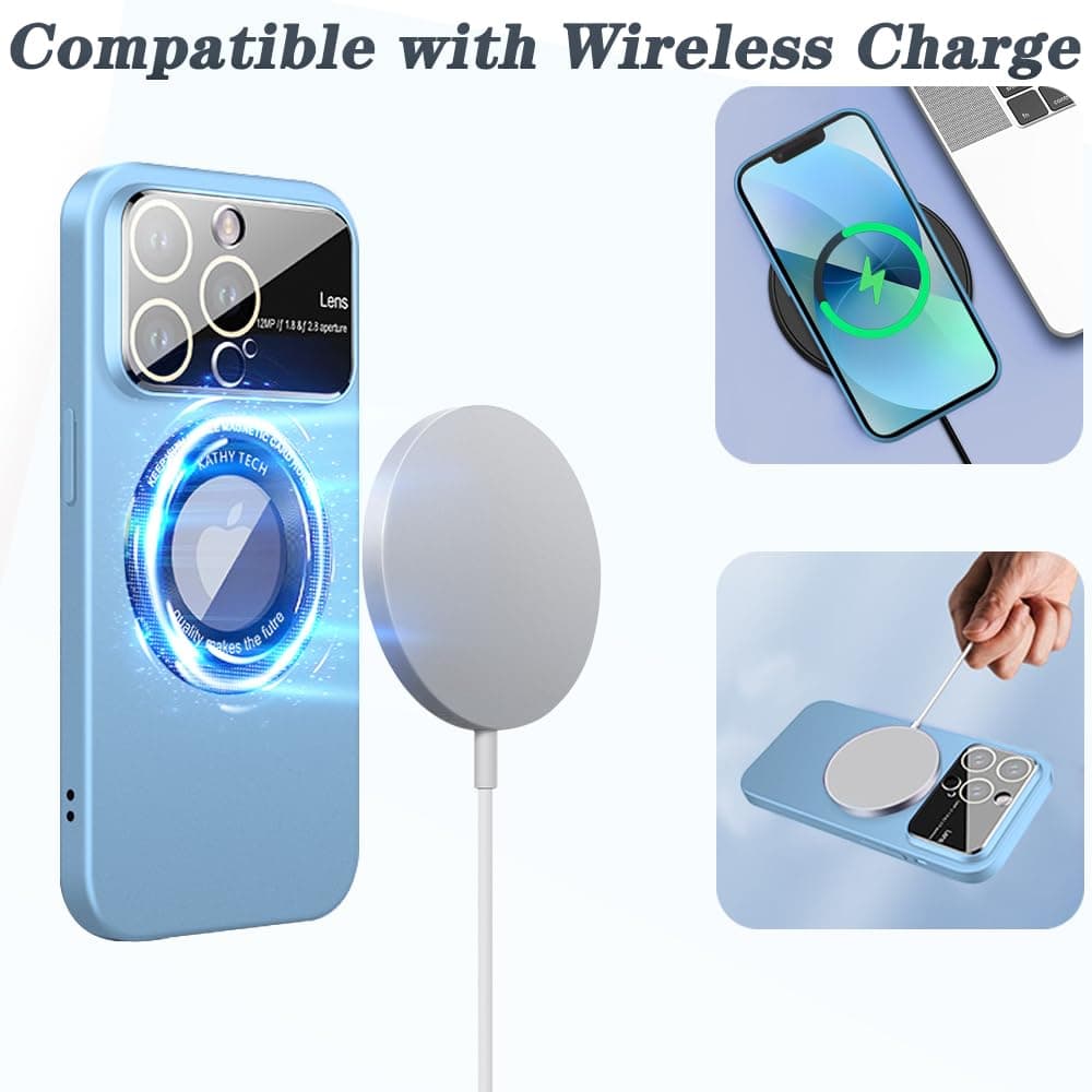 Rdyi6ba8 husă mată iPhone 13 Pro, compatibilă încărcare wireless protecție cameră ultra subțire mov