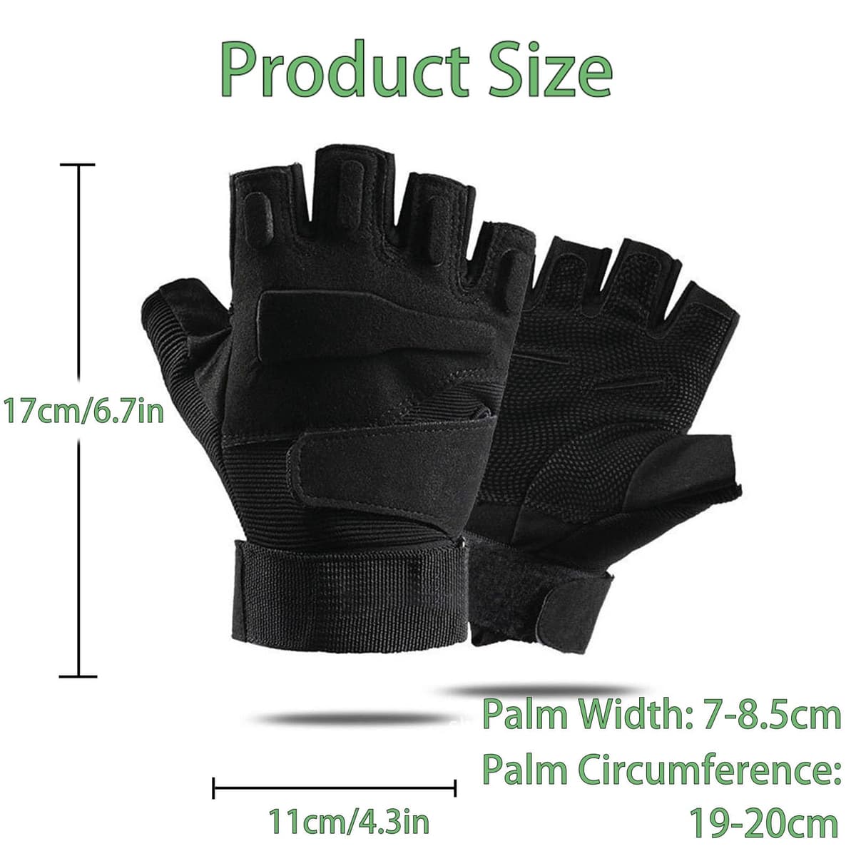 Mănuși fitness antialunecare silicon pentru haltere și sport – Negre