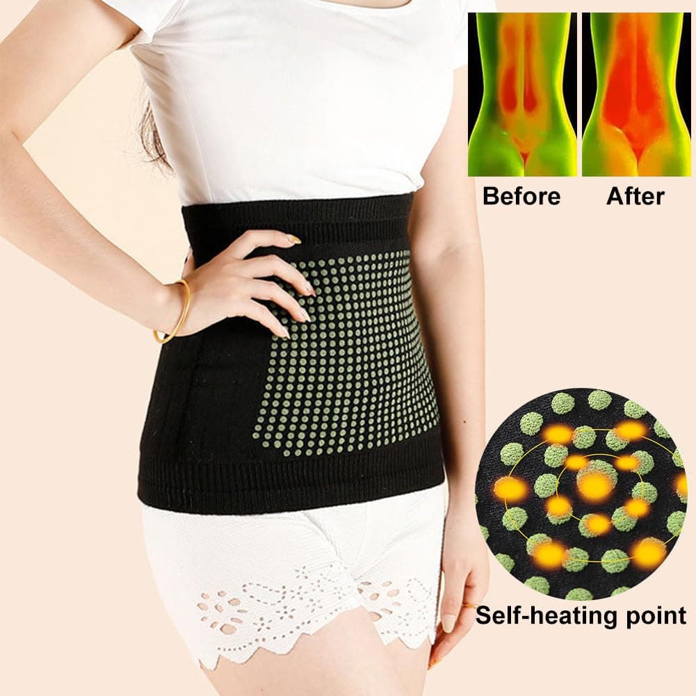 Doukesh încălzitor rinichi cașmir cu șosete, suport lombar elastic pentru durere - L (55-70 KG)