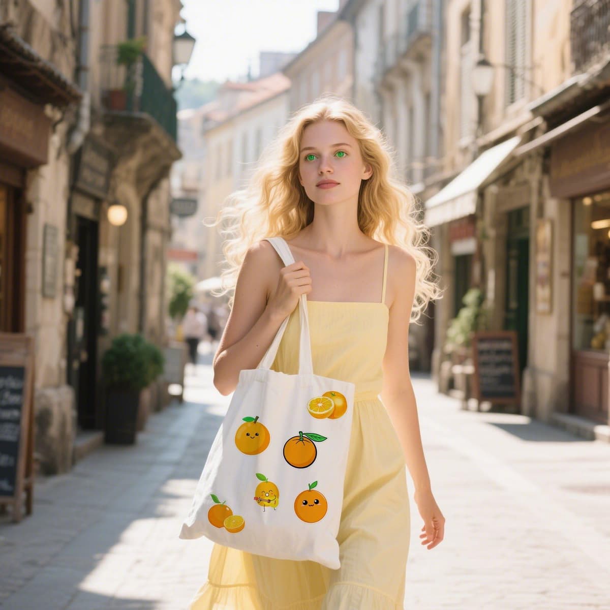 Autocolante Cocktail Fructe Autoadezive – Portocaliu