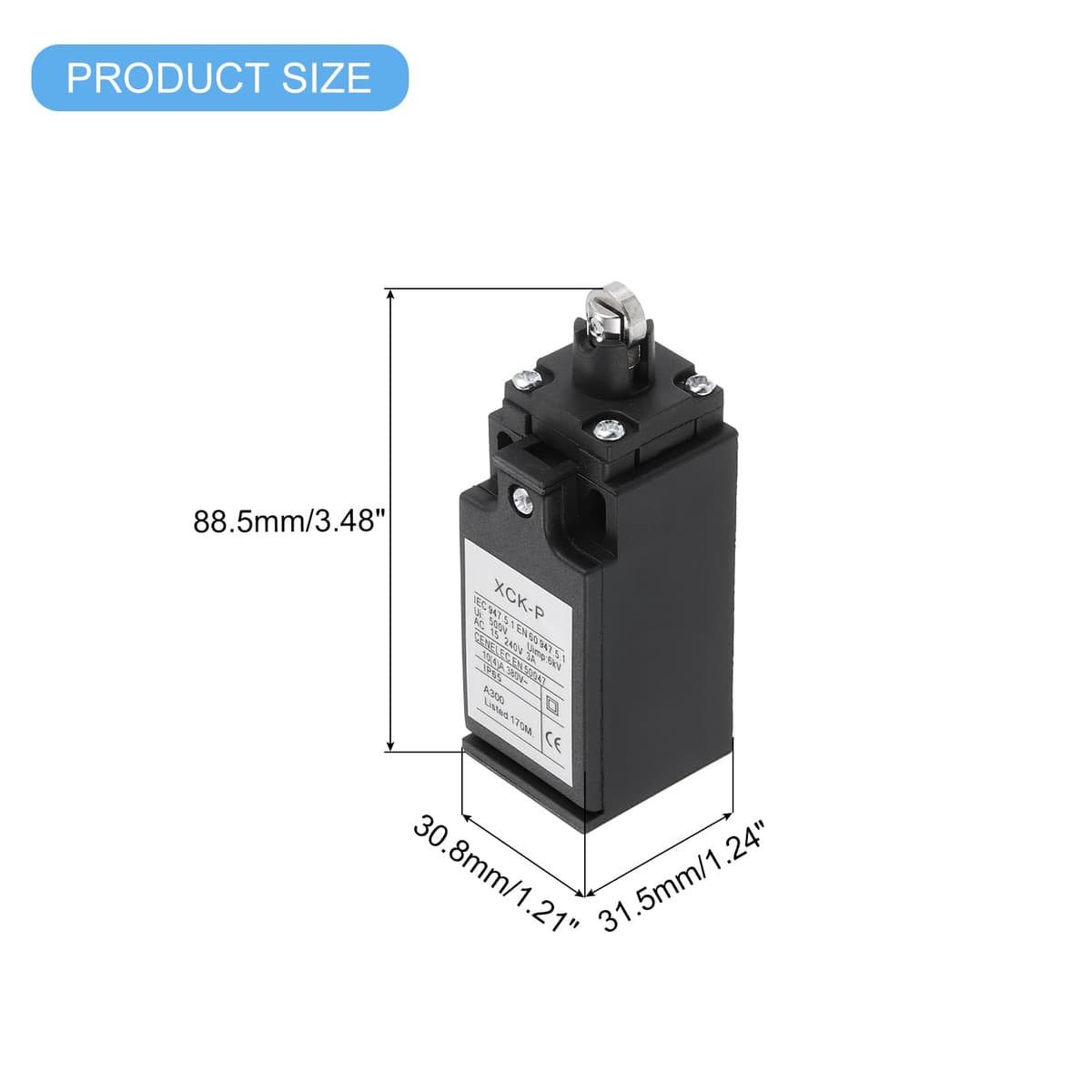 QUARKZMAN întrerupător limită piston paralel XCK-P suport 1NC+1NO imprimantă 3D întrerupător ușă metal momentan 6 bucăți