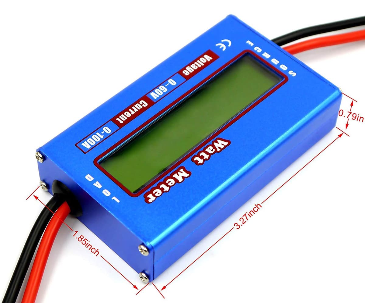 ARCELI analizor putere DC 60V/100A LCD digital tester baterie voltmetru ampermetru