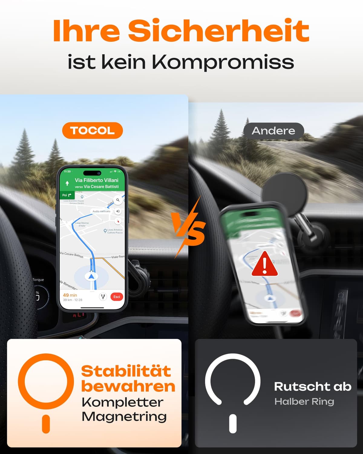 Husă iPhone 17 Pro Max MagSafe Control Cameră Antișoc Translucidă Mată – Negru