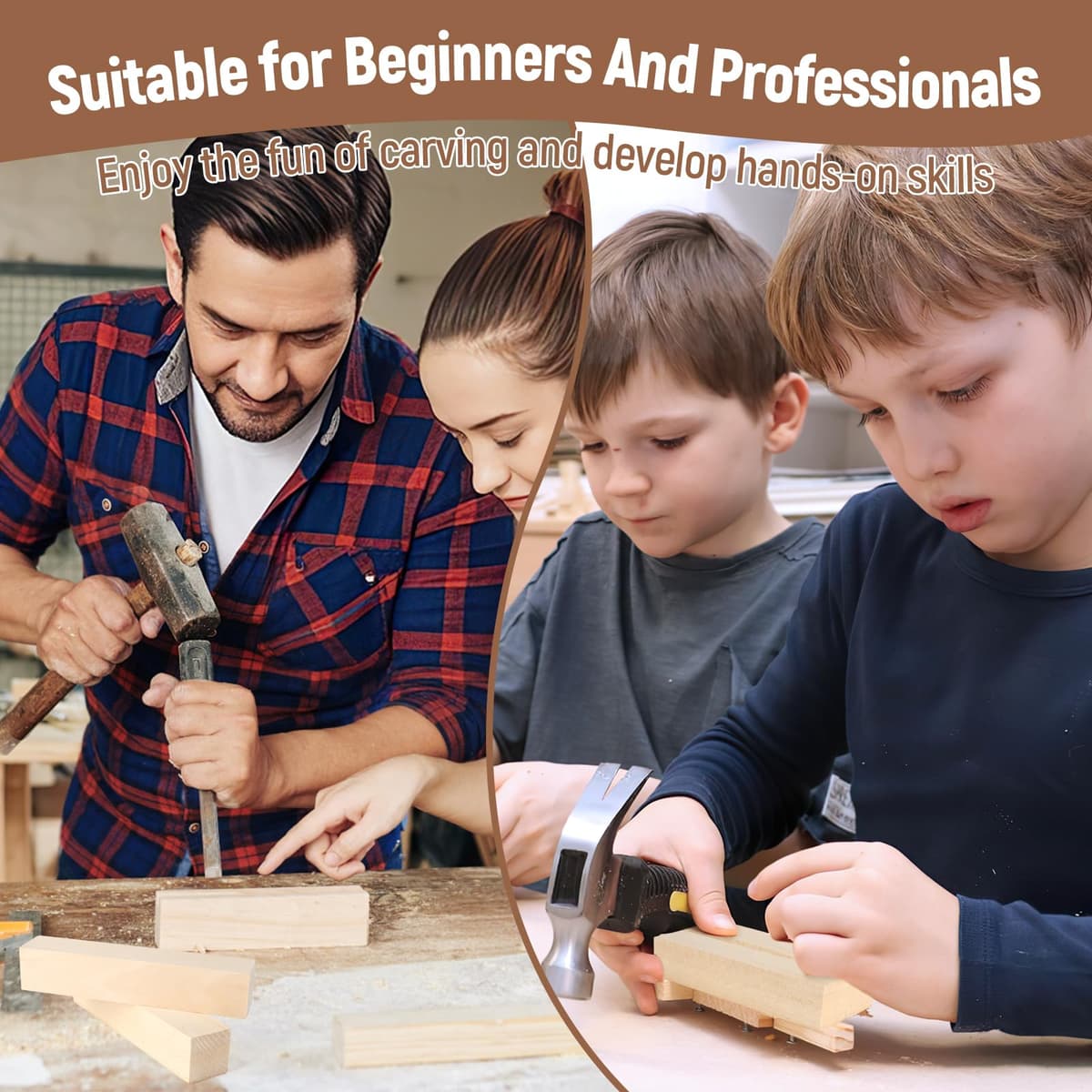 12 bucăți lemn tei pentru sculptură, 12 x 2.5 x 2.5 cm lemn sculptură tei, bloc lemn moale, blocuri lemn artizanat, sculptură, DIY