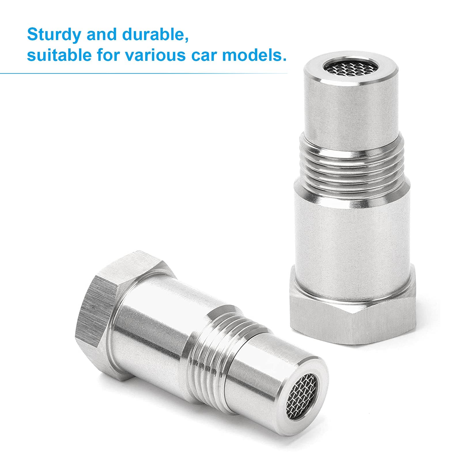 Adaptoare protecție senzor oxigen RUIZHI M18x1.5mm, 2 bucăți, prelungitor universal izolator pentru auto