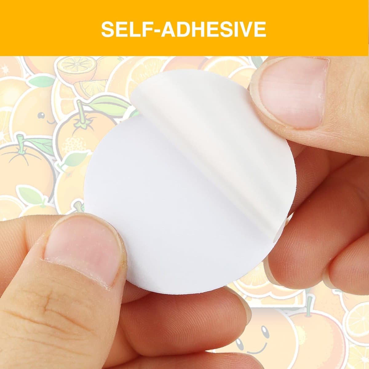 Autocolante Cocktail Fructe Autoadezive – Portocaliu