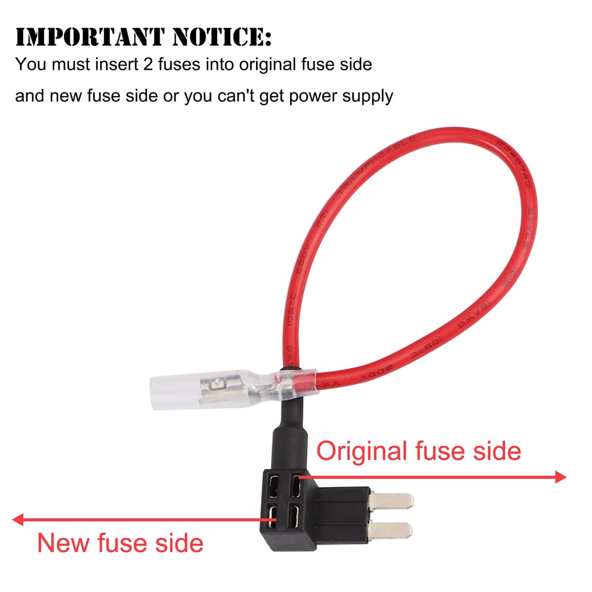 QIMEI-SHOP Cablu distribuitor siguranță auto cu 6 siguranțe – Micro 2 Add-a-Circuit