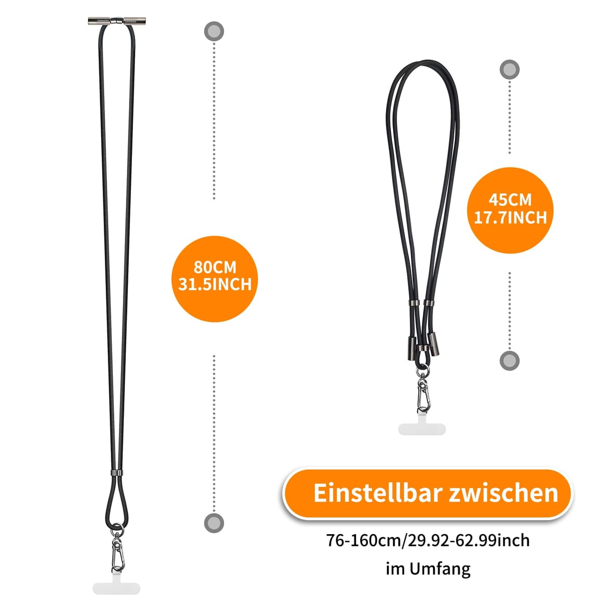 AMATHINGS Cablu USB C la USB C cu Șnur 60W Încărcare Rapidă – Negru Ajustabil