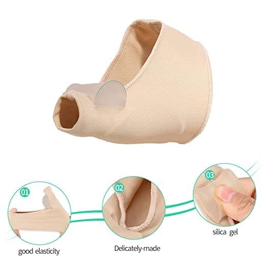 KARELLS separator deget correție hallux valgus, șosete bandaj, separator degete, correție hallux valgus zi/noapte, 4buc