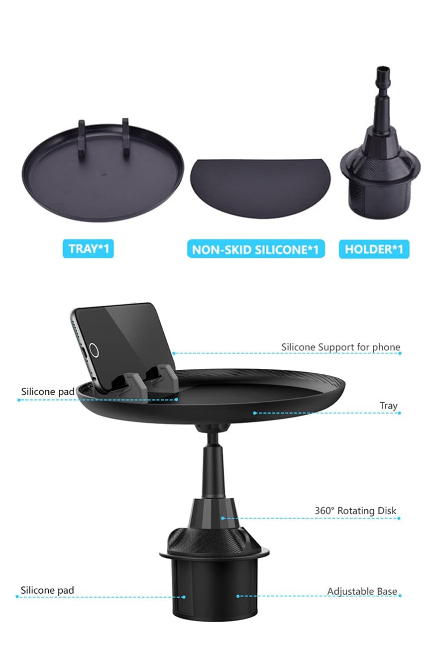 Tavă suport pahare mașină pentru călătorii cafea burger - scurt