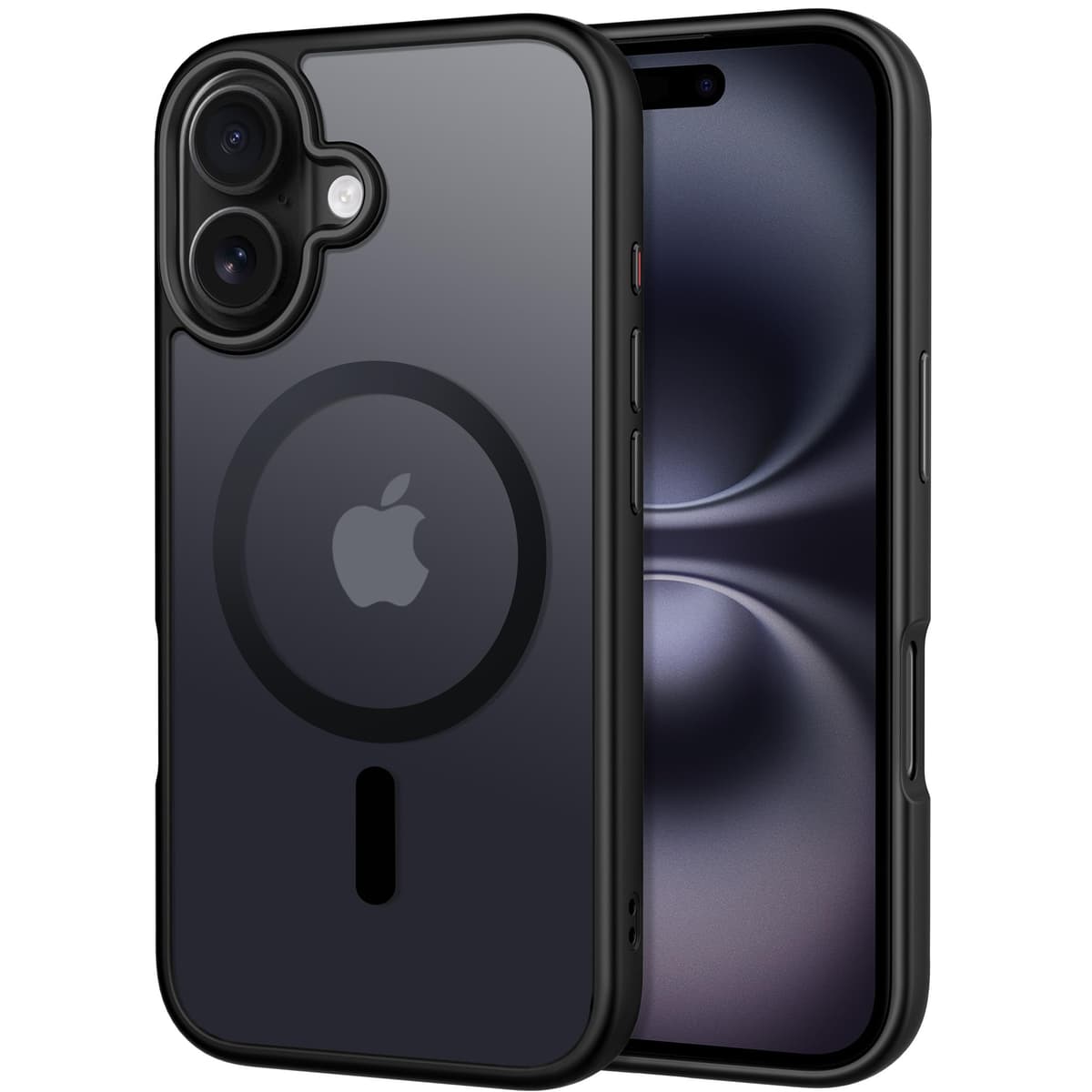 iPhone 16 Husă cu Protecție Cameră MagSafe Rezistentă Șocuri Magnetică Spate – Translucidă