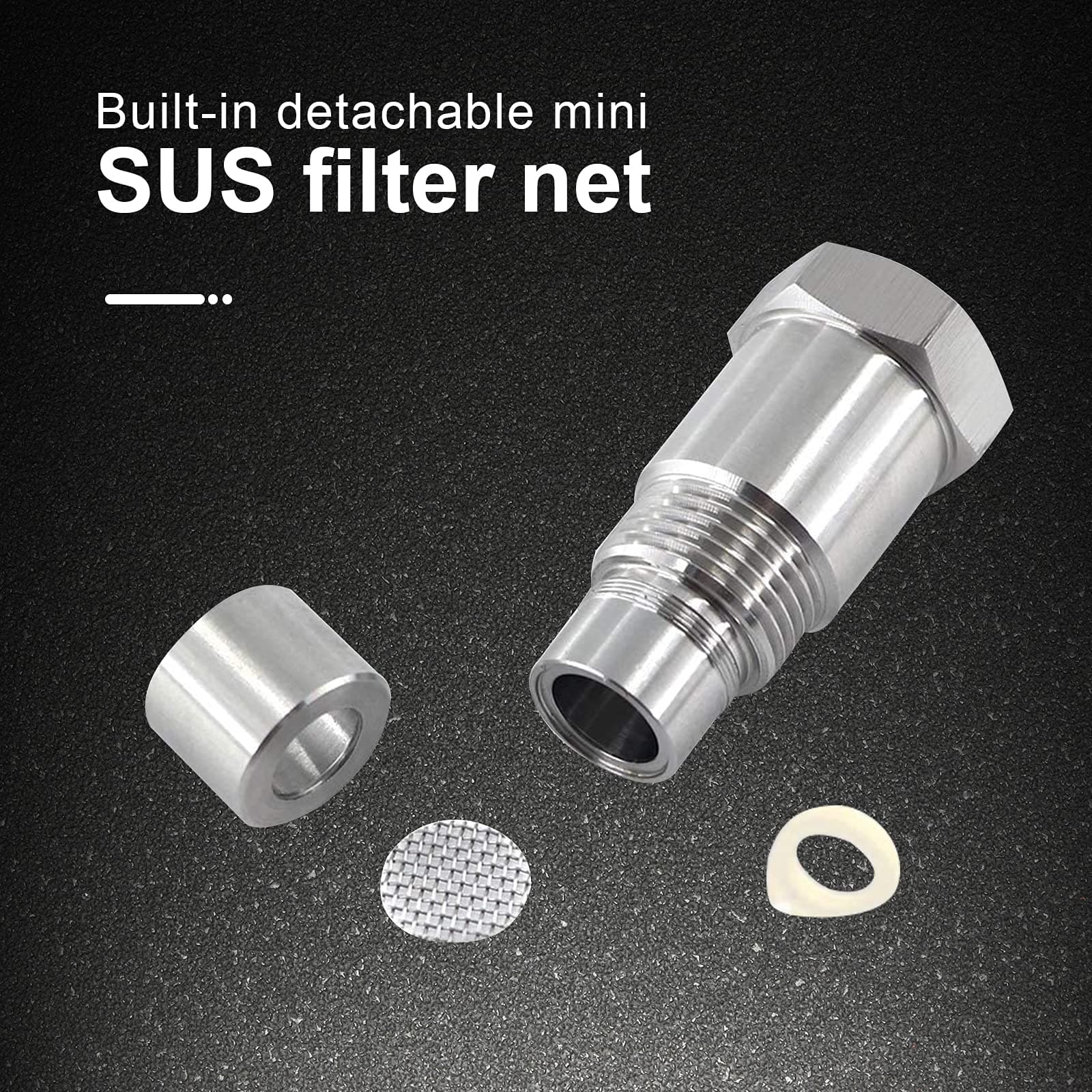 Adaptoare protecție senzor oxigen RUIZHI M18x1.5mm, 2 bucăți, prelungitor universal izolator pentru auto