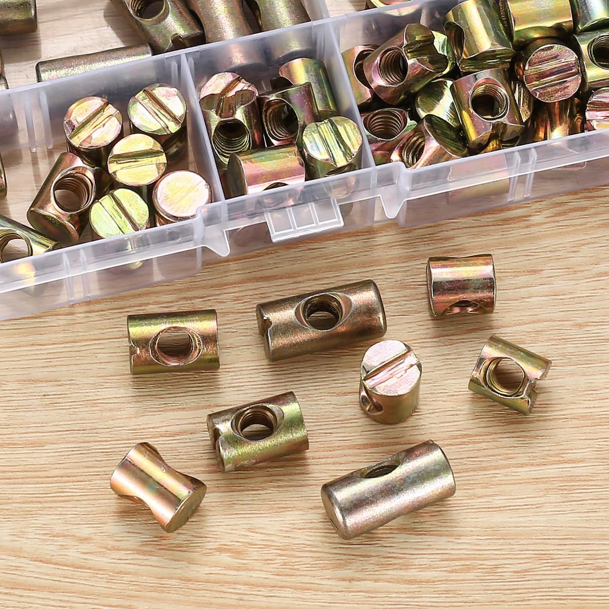 60 bucăți șuruburi cruciforme M6 pentru mobilier – 11mm, 13mm, 20mm, 24mm