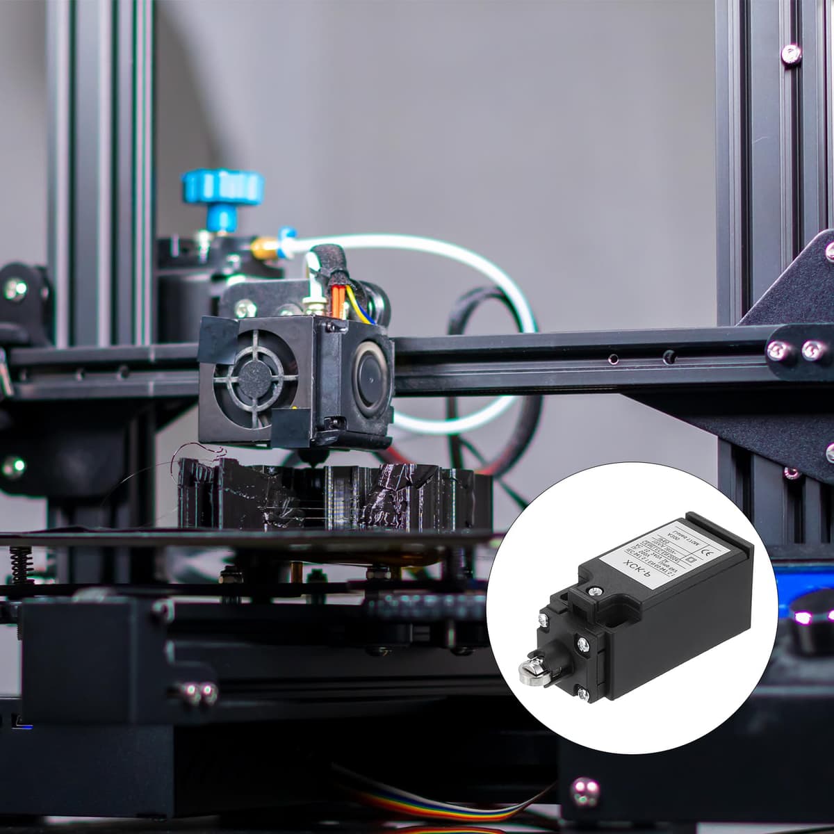 QUARKZMAN întrerupător limită piston paralel XCK-P suport 1NC+1NO imprimantă 3D întrerupător ușă metal momentan 6 bucăți