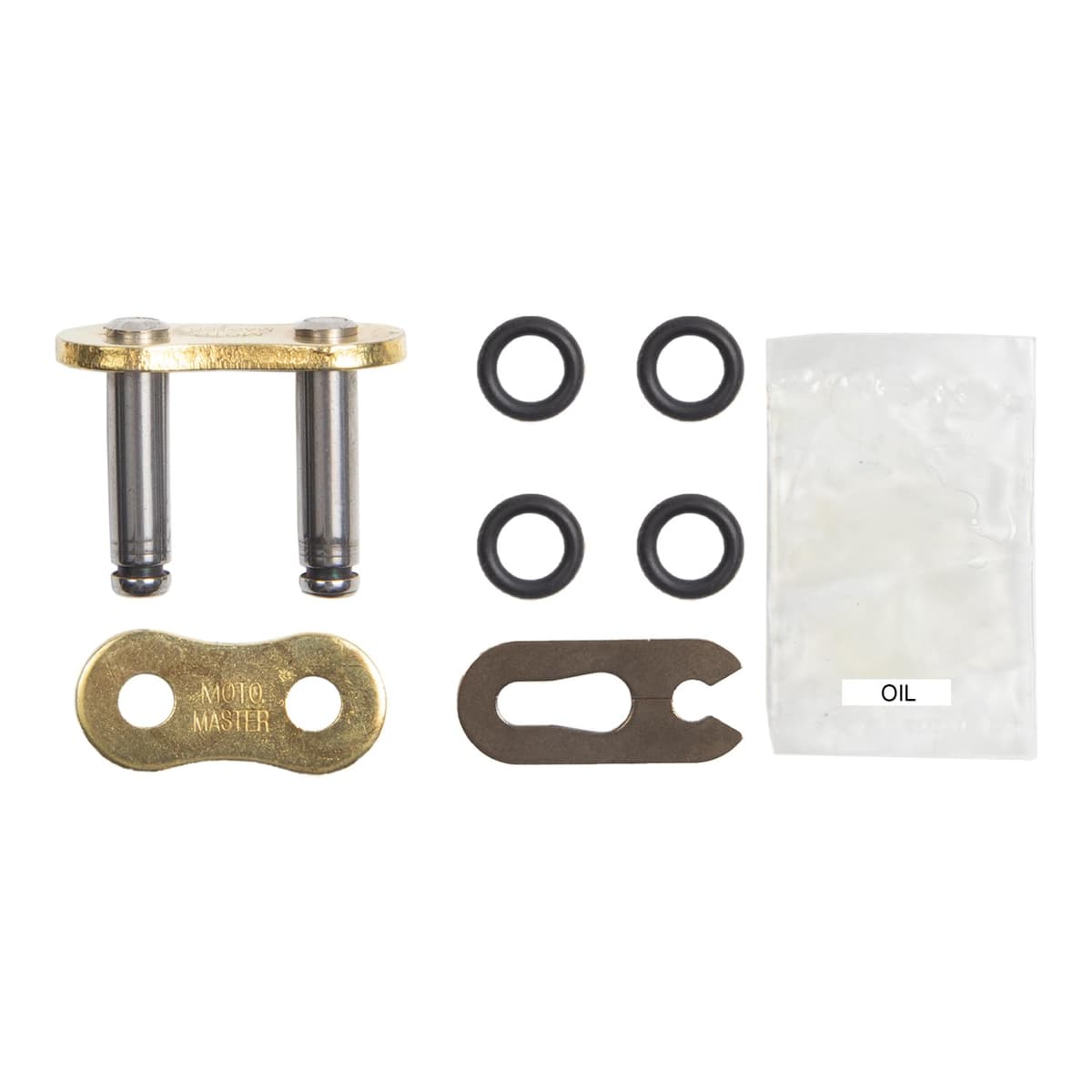 Zale lanț motocicletă 428 O-Ring 10 bucăți universale – negru