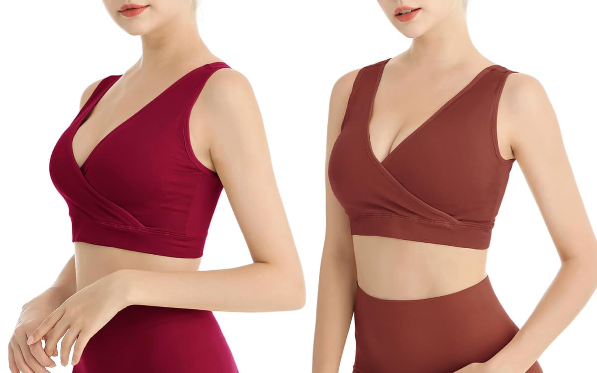 Sutien pentru sarcină și alăptare fără cusături wireless pachet de 3 – M