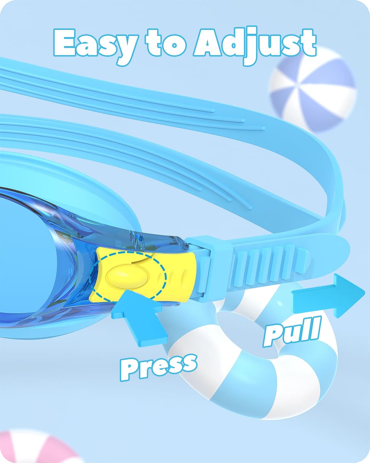 Ochelari Înot Copii Anti-Ceață Protecție UV – Albastru Verde Set 2 Bucăți