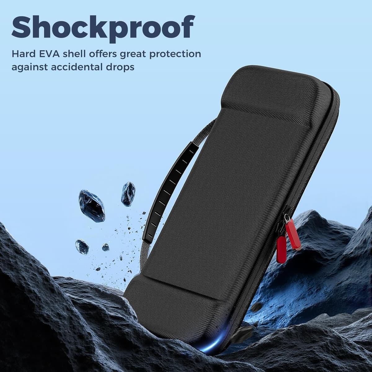 ProCase Husă transport Nintendo Switch 2 cu 24 sloturi carduri joc – Negru