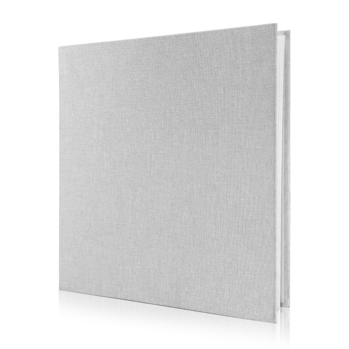 Album Foto DIY Mare Pânză Scrapbook 40 Pagini – Gri Album Cărți Postale