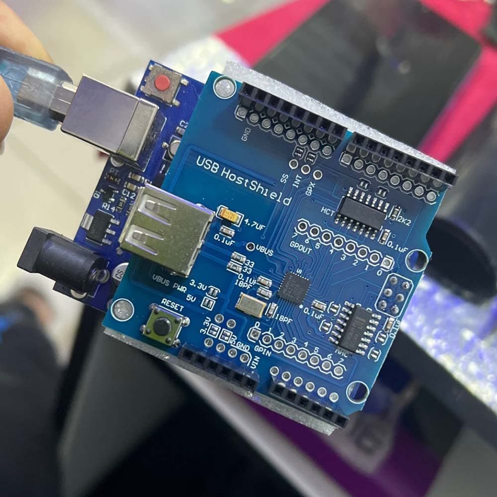 iHaospace USB Host Shield pentru Arduino UNO & MEGA – Compatibil Android ADK