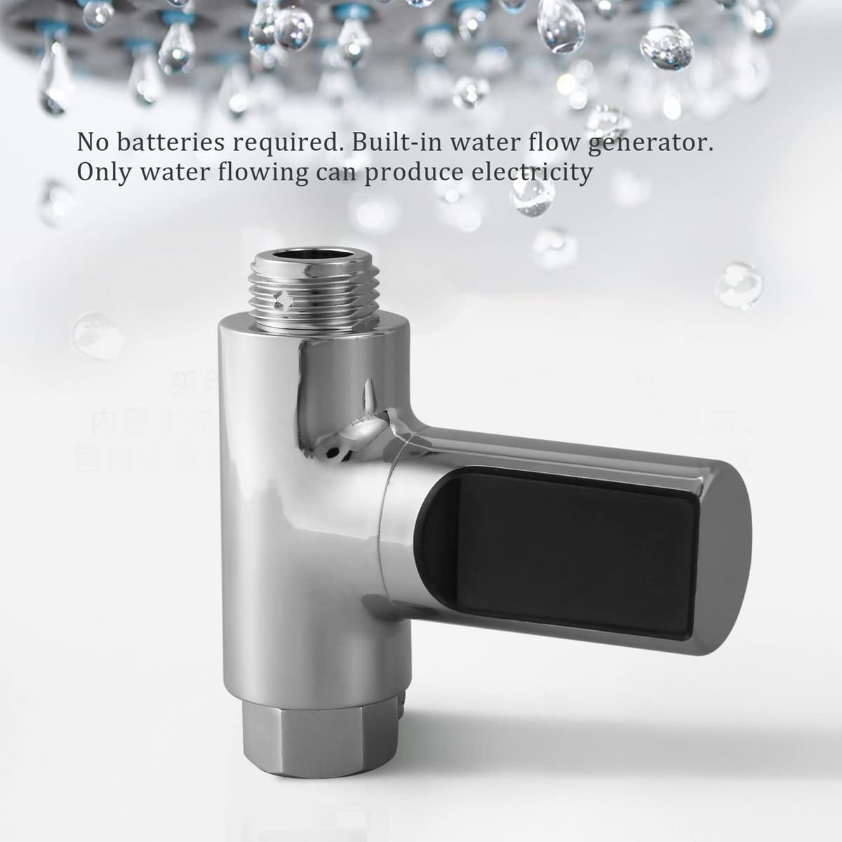 Jevina termometru duș cu display LED, generator automat flux apă pentru îngrijirea bebelușilor