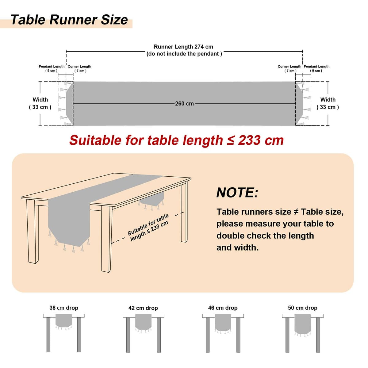 Napron Masă Crăciun Design Iarnă pentru Masă Dining – Alb 33x274 cm