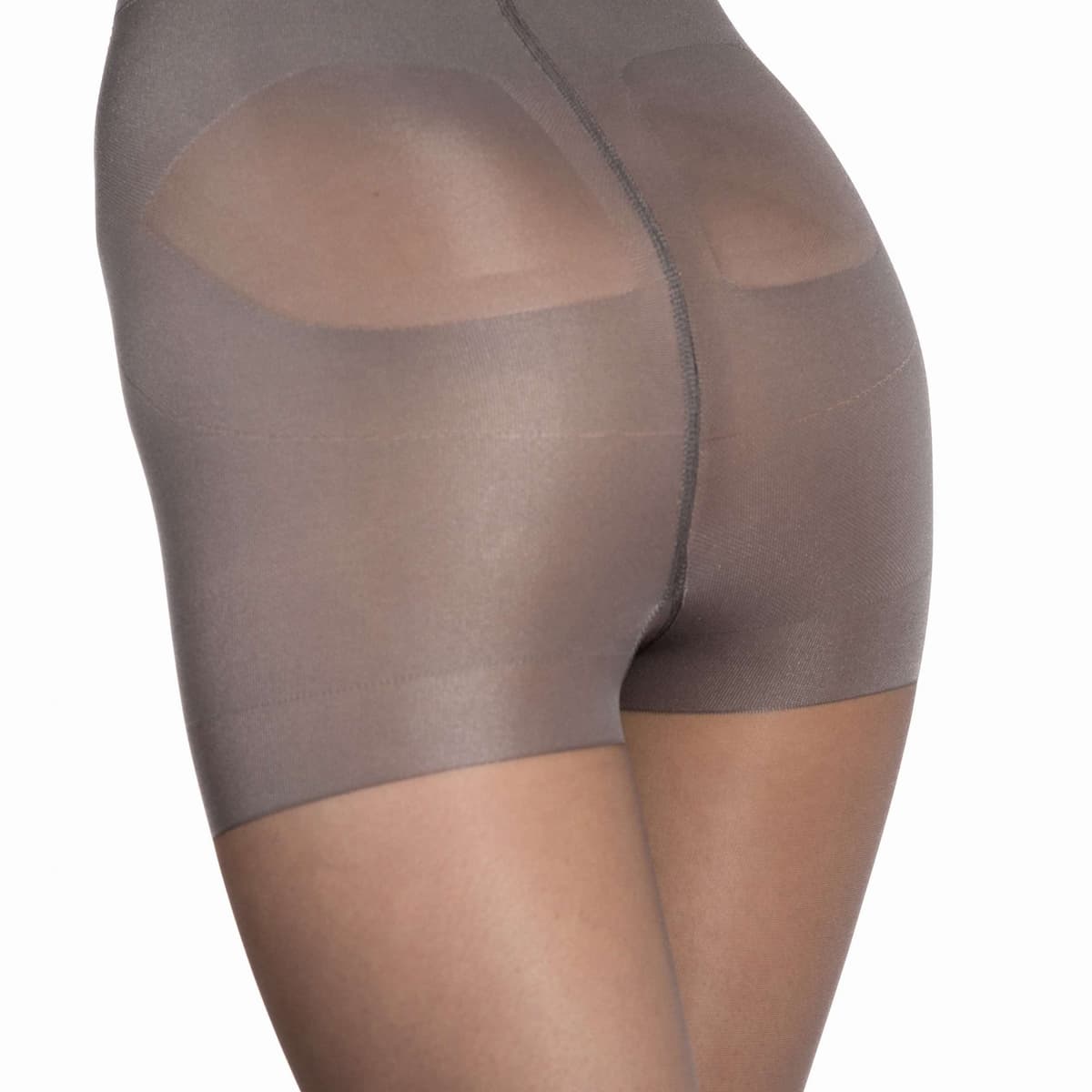 Ciorapi modelatori subțiri control burtă – Gri XL