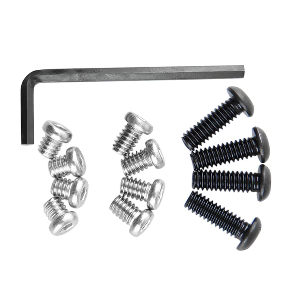 Șurub hexagonal 1/4"-20 inch pentru accesorii cage DSLR - 12 bucăți