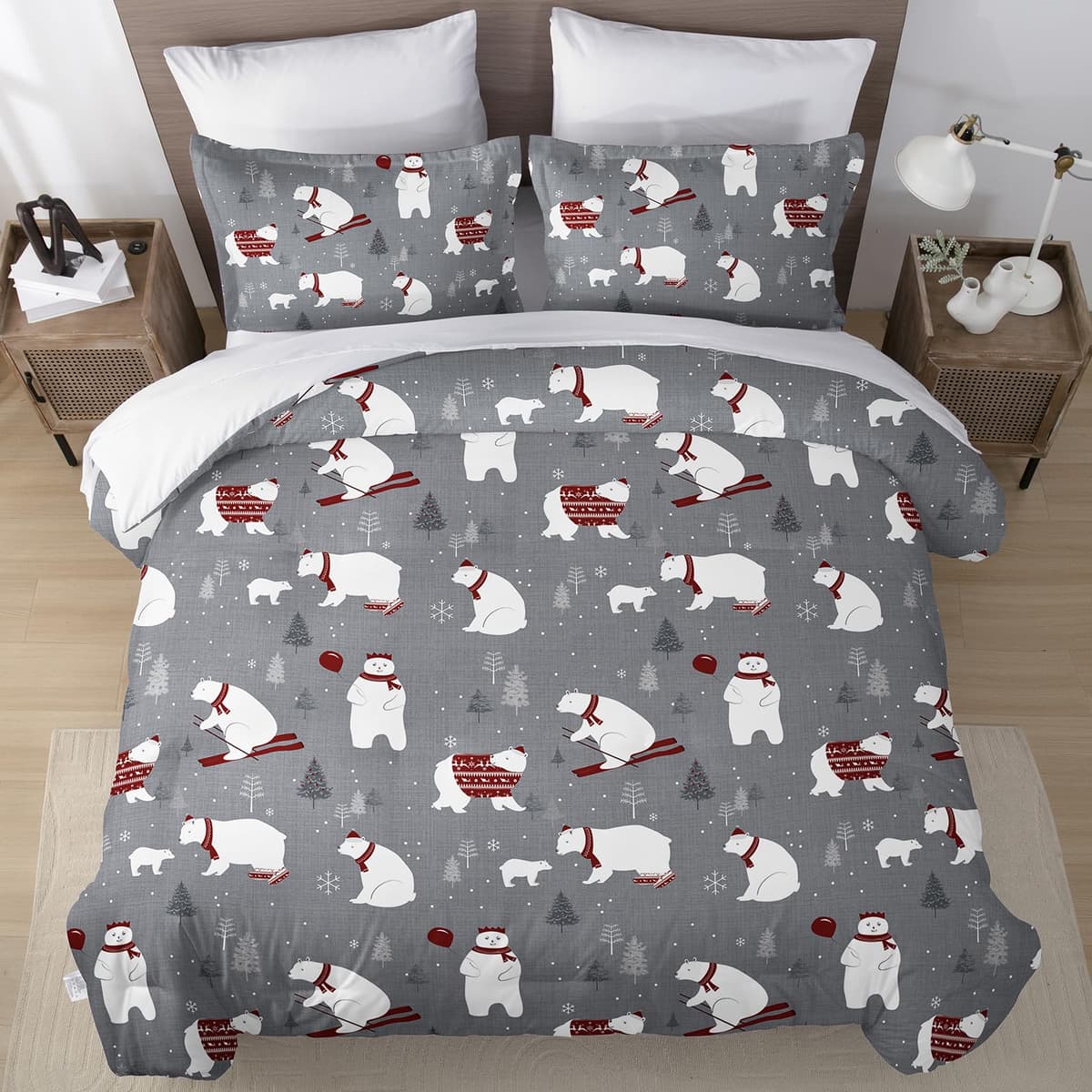 WONGS BEDDING Set huse pilotă 100% bumbac – GC02AQ044254S2G-B