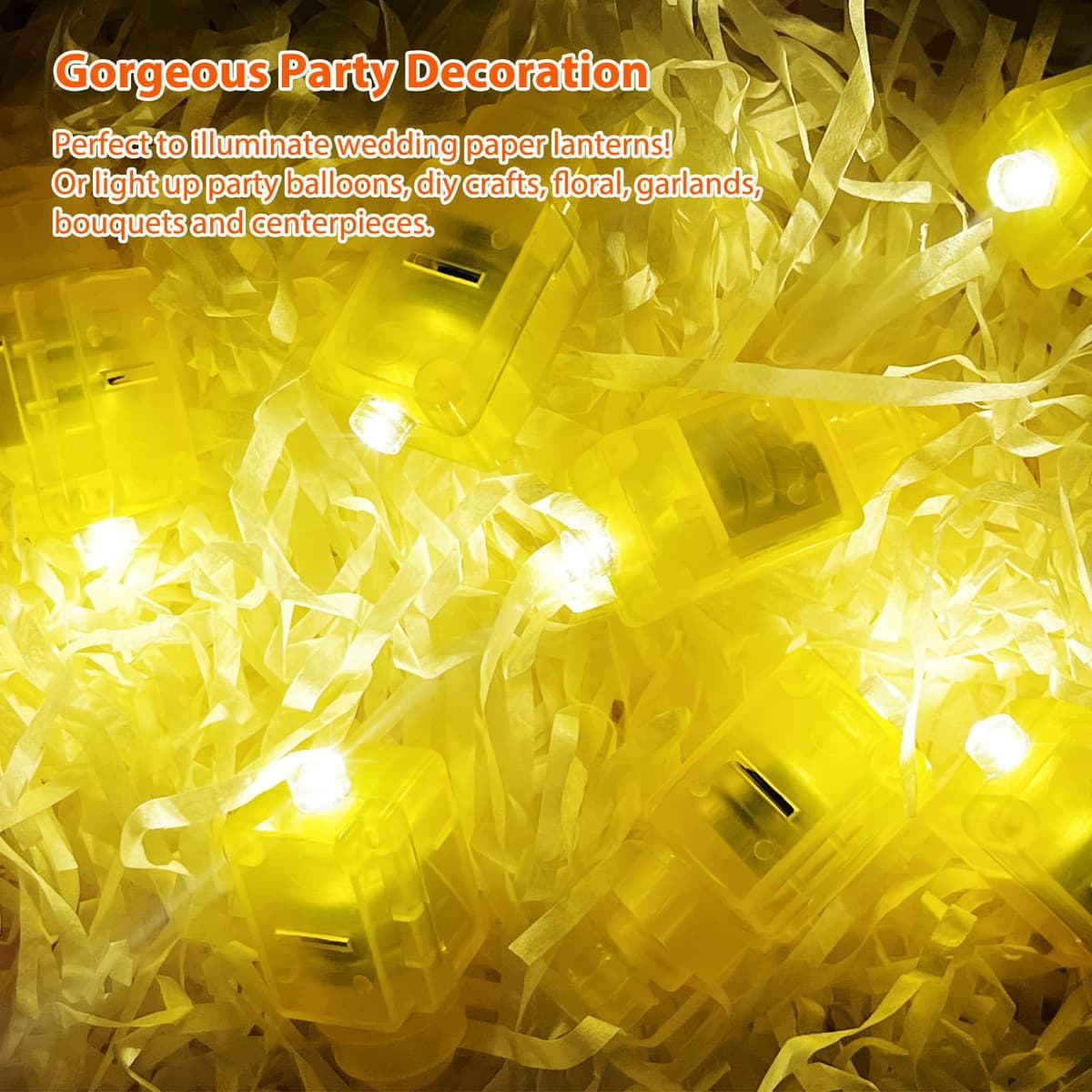 QeeFop 30 bucăți felinare hârtie LED mini, becuri LED baloane mini, nuntă, aniversare, petrecere (alb cald)