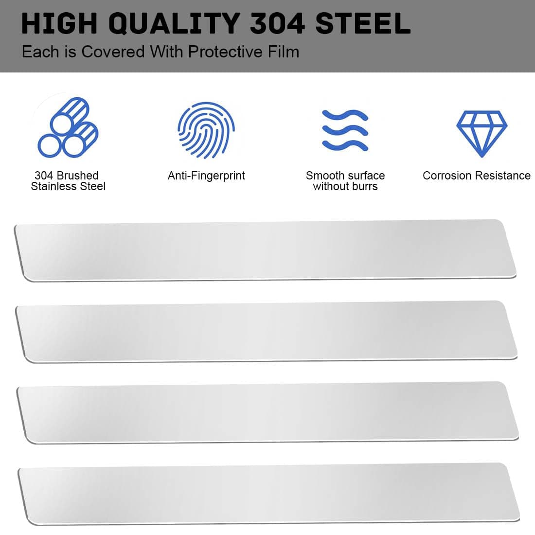 Benzi oțel inoxidabil 304 îndoibile umplutură spații accesorii sudură – 5 piese