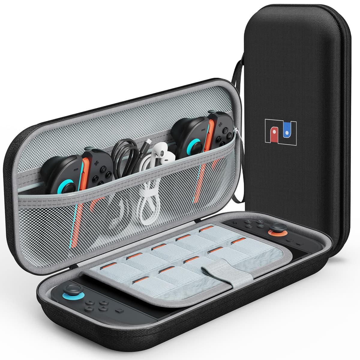 MEKO Husă transport Nintendo Switch protecție rigidă – Neagră