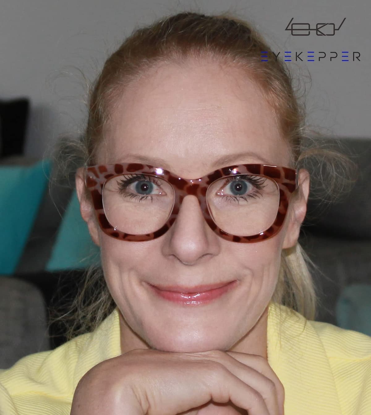 Ochelari citit supradimensionați stil retro pentru femei – negru +2.75