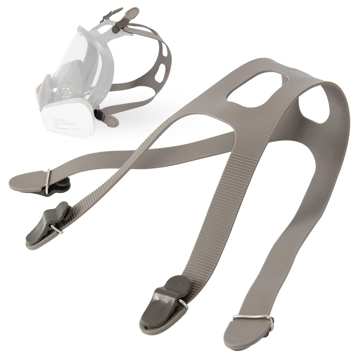 Suport cap pentru măști faciale complete 3M seria 6000, ham înlocuire – negru