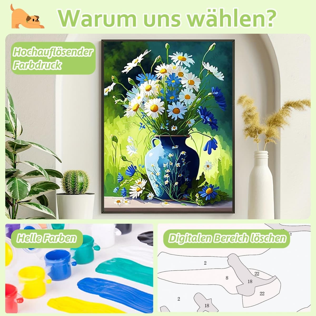 Kit pictură numere adulți – Fără ramă 40x50cm