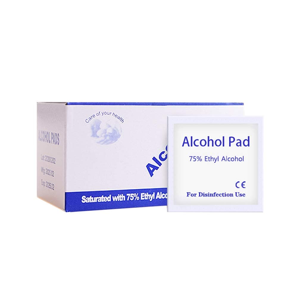 100 buc discuri cu alcool 75% șervețele umede cu alcool – alb