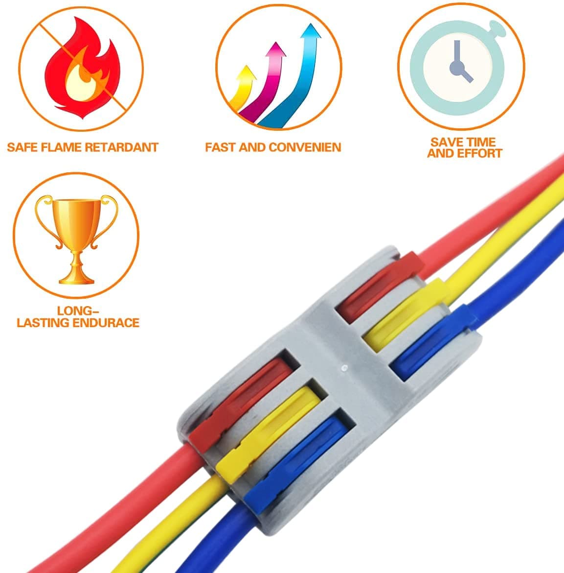 Borne conexiune CESFONJER SPL-3 compacte cu manetă bilaterală (13 buc)