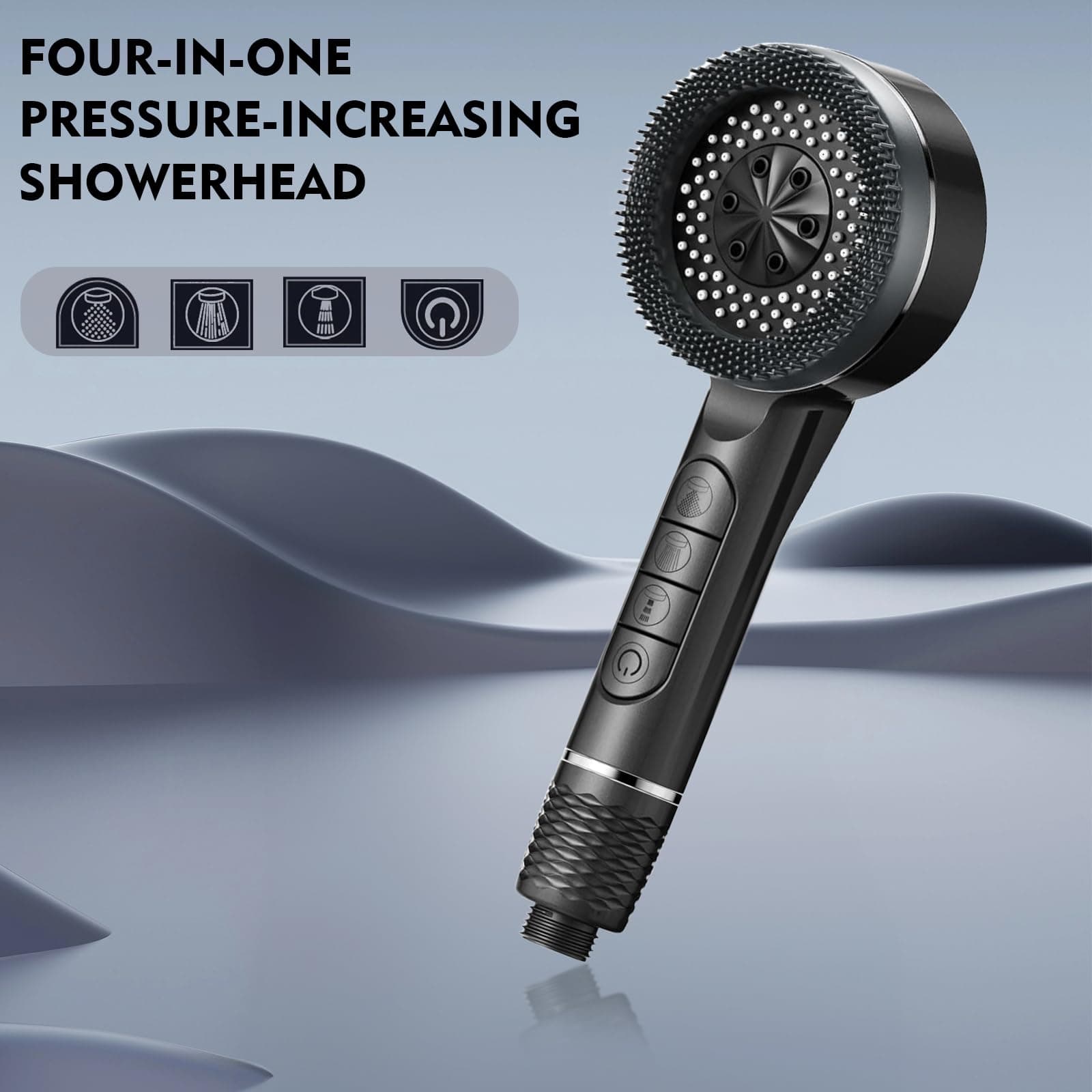 Cap duș filtru furtun presiune înaltă 4 jet economizor apă Generisch