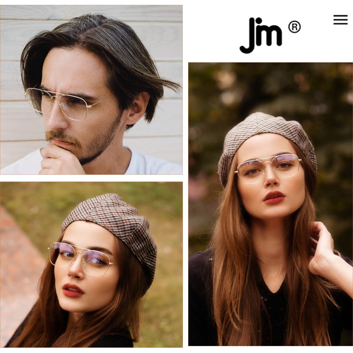 JM Ochelari aviator protecție lumină albastră calculator, protecție ochi (ramă aurie)