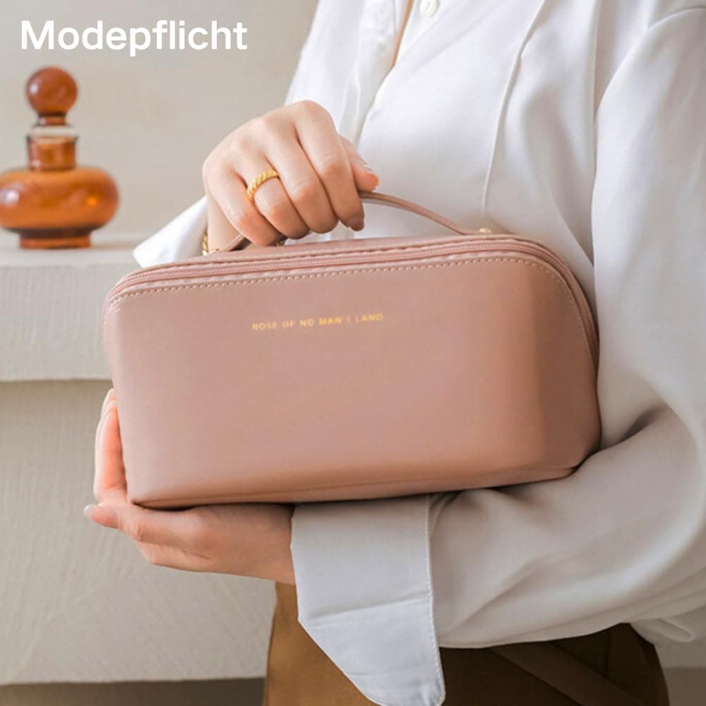 Kosmetiktasche Geantă cosmetice impermeabilă cu compartimente – Roz