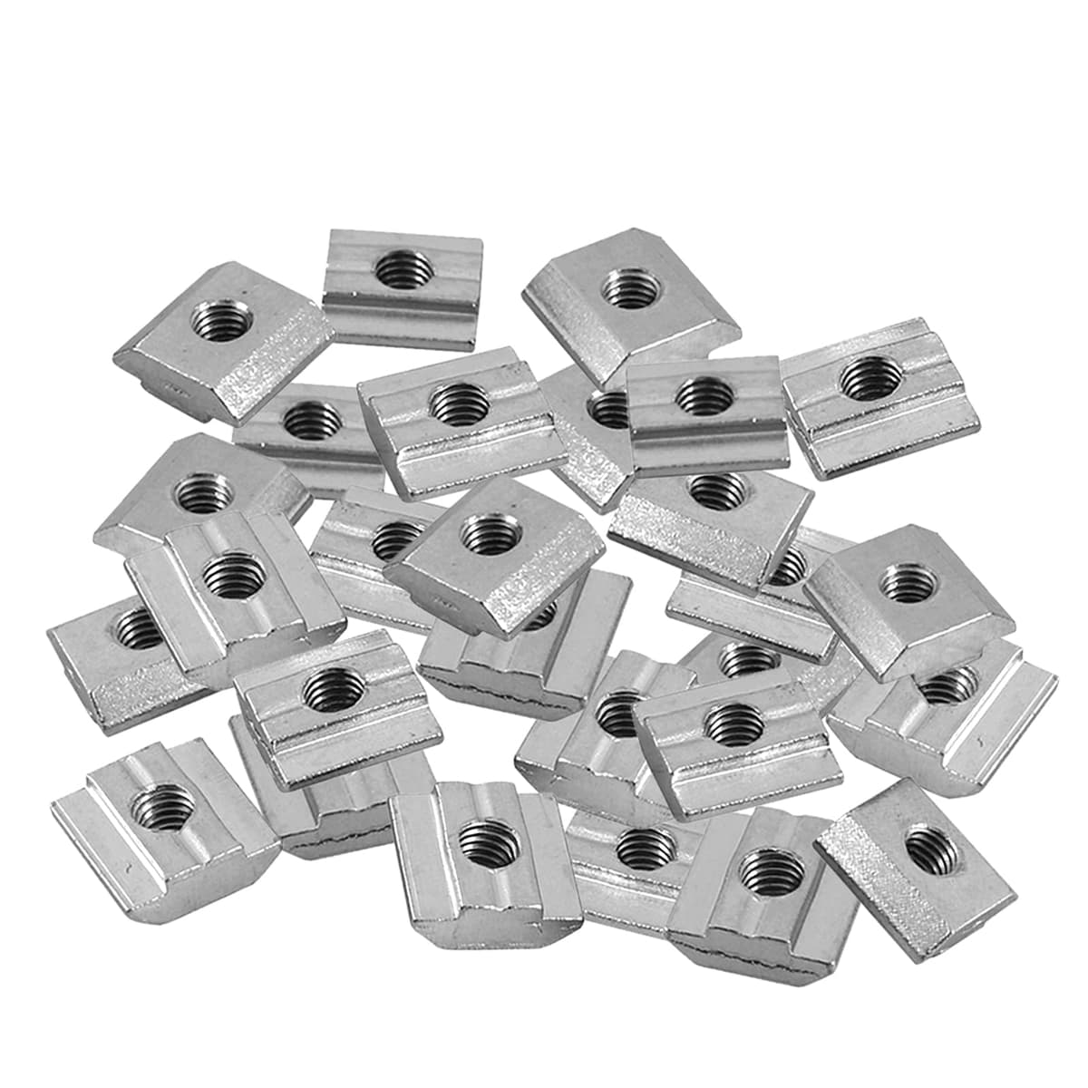 Piulițe culisante T M6 100 buc pentru profile aluminiu seria 30 - slot 8